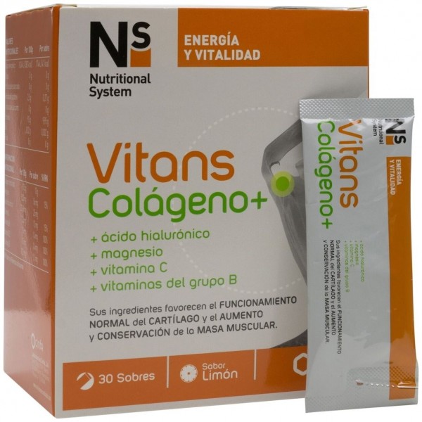 N+S Colageno 30 Sobres Sabor Limon