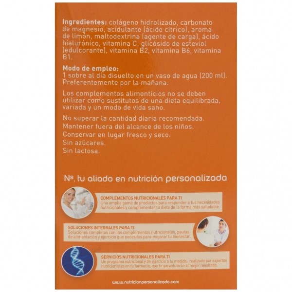 N+S Colageno 30 Sobres Sabor Limon