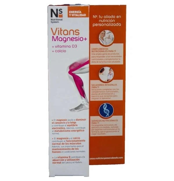 Ns Vitans Magnesio+ (15 Comprimidos Efervescentes)
