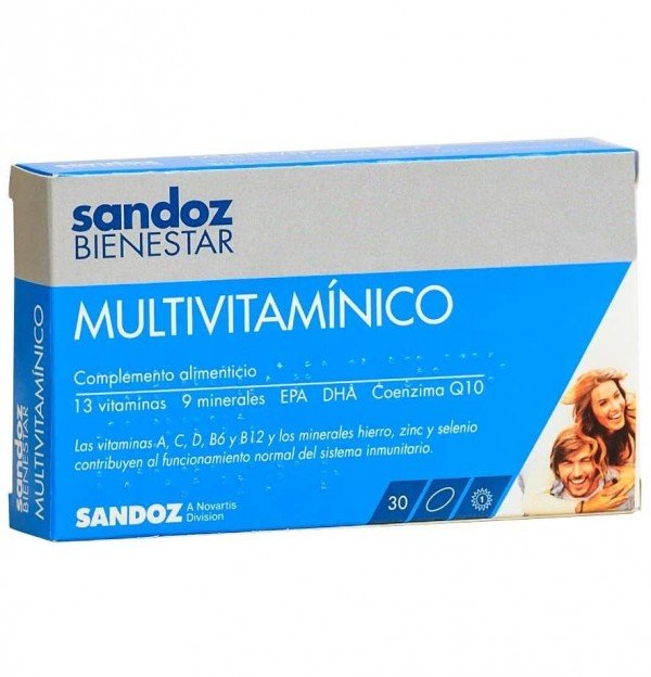 Sandoz Bienestar Multivitaminico (30 Capsulas Blandas)