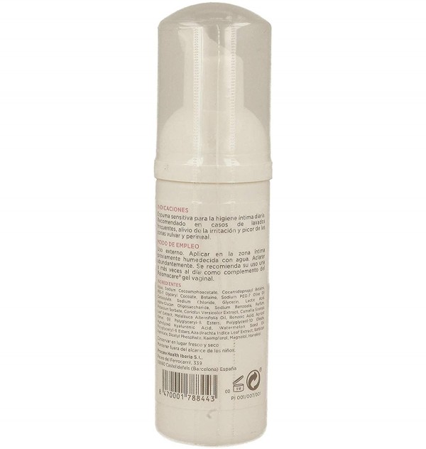 Palomacare Espuma Sensitiva Lavado Vulvovaginal (1 Envase 50 Ml Travel Pack)