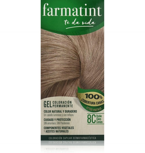 Farmatint (1 Envase 135 Ml Tono Rubio Claro Ceniza)