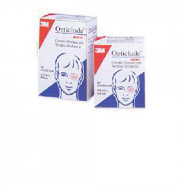 Opticlude, Parches Oculares Impresos, Maxi 8 cm x 5.7 cm 30 ud. - 3M