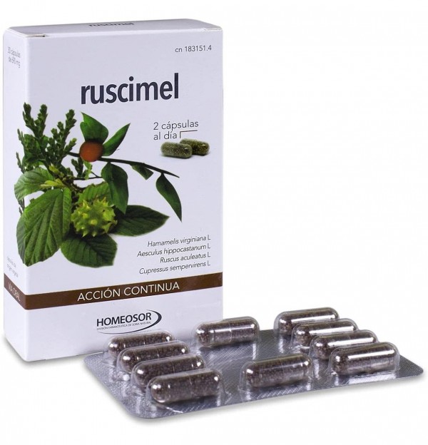 Ruscimel Accion Continua Soria Natural - Homeosor (30 Capsulas)