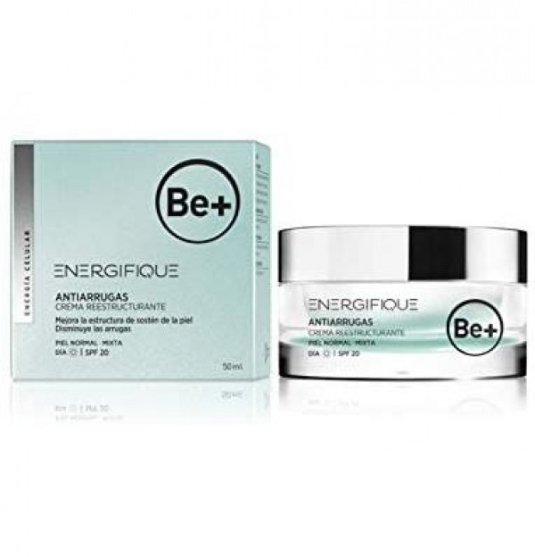Be+ Energifique Antiarrugas Crema Hidratante - Reestructurante Piel Normal Mixta Spf20 (1 Envase 50 Ml)