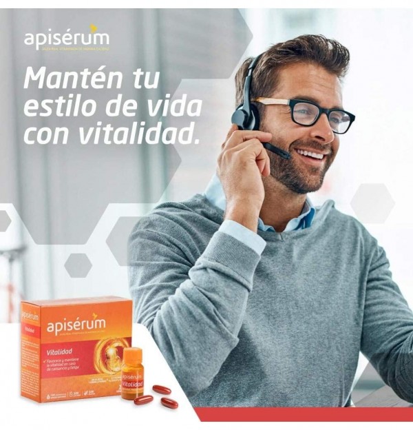 Apiserum Vitalidad, 18 Viales. - Perrigo