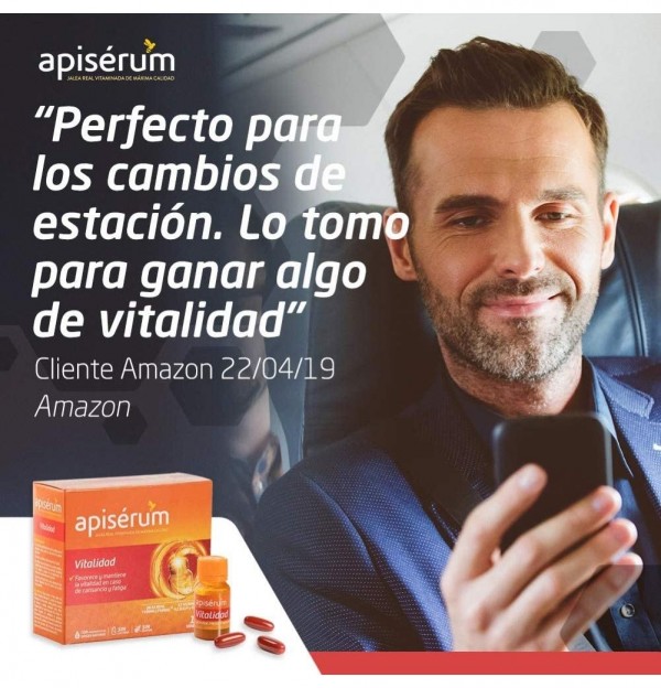 Apiserum Vitalidad, 18 Viales. - Perrigo