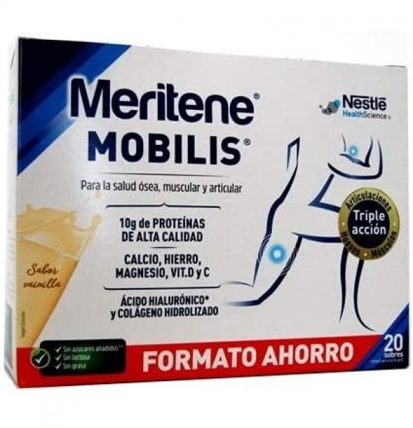 Meritene Mobilis (2 Envase 10 Sobres 21 G Sabor Vainilla)