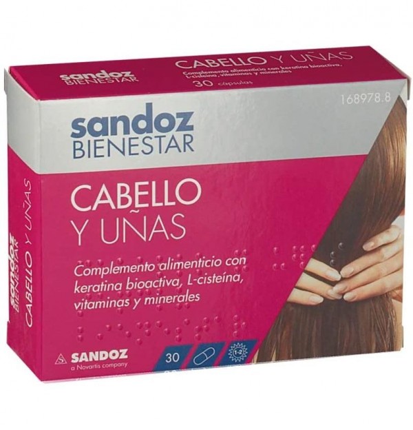 Sandoz Bienestar Cabello Y Uñas (90 Capsulas)