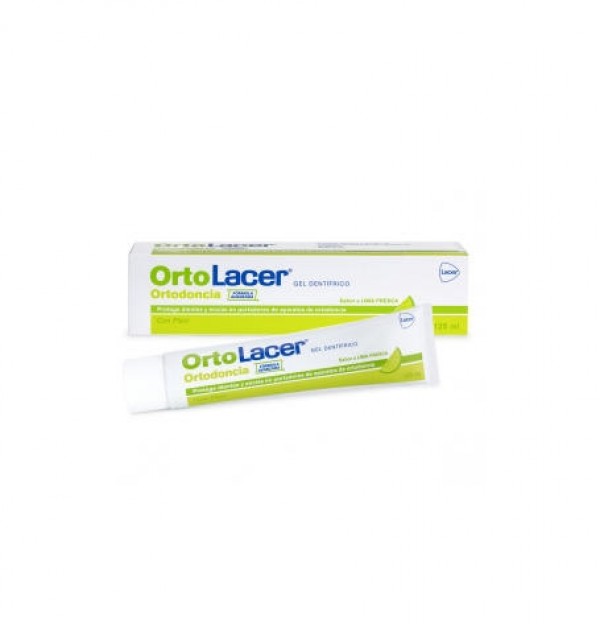 Ortolacer Ortodoncia Gel Dentifrico (1 Envase 125 Ml Sabor Lima Fresca)