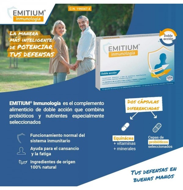 Emitium Inmunologia (40 Capsulas)