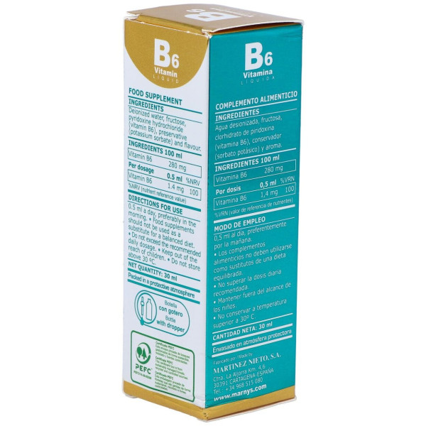 Vitamina B6 Liquida 30Ml.