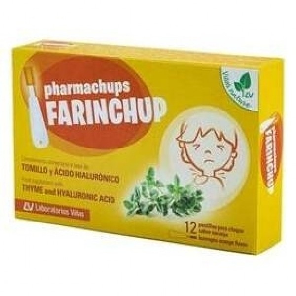 Pharmachups Farinchup Sabor Naranja 12Uds
