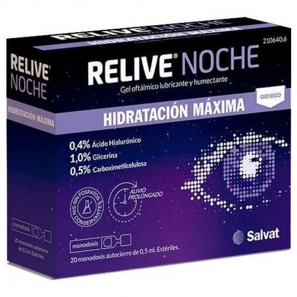 Relive Noche 20 Viales Monodosis