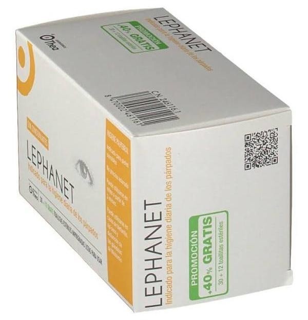 Lephanet Toallitas Esteriles (30 + 12 Toallitas)