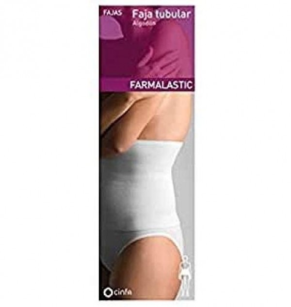 Faja - Farmalastic Algodon Tubular (1 Unidad Talla 3 Color Blanco)