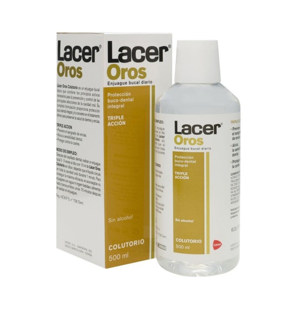 Lacer Oros Accion Integral Colutorio (1 Envase 500 Ml)