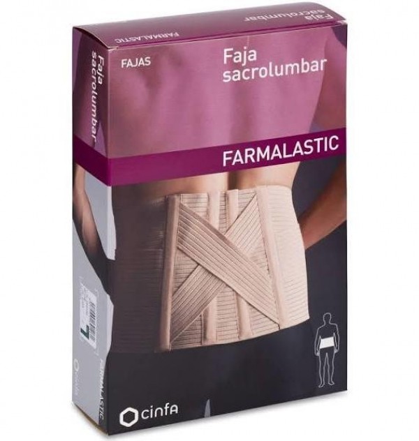 Faja Sacrolumbar - Farmalastic (Contorno Cintura  90-105 Cm Talla 2)