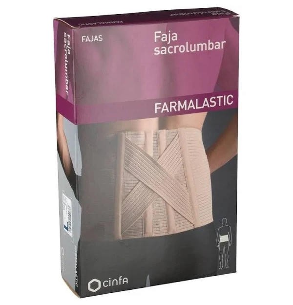 Faja Sacrolumbar - Farmalastic (Contorno Cintura 105-120 Cm Talla 3)