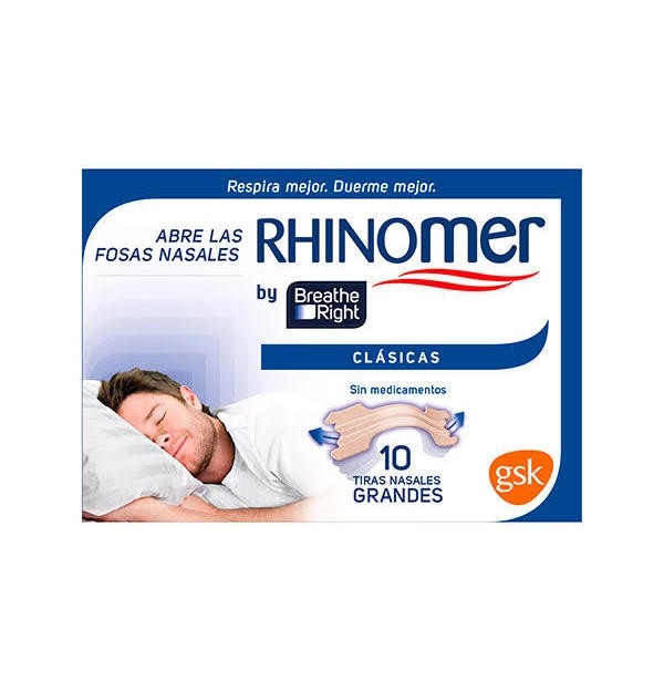 Breathe Right Clasicas - Tira Adh Nasal (10 Unidades)