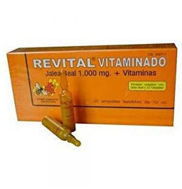 Revital Jalea Real Amp Bebibles (20 Ampollas)