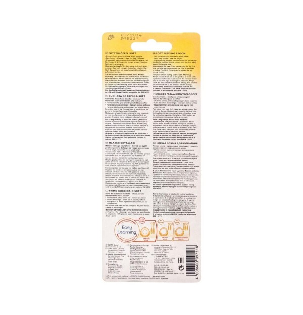Cuchara Silicona Easy Learning - Nuk (2 U) - Roche Diagnostics S.l