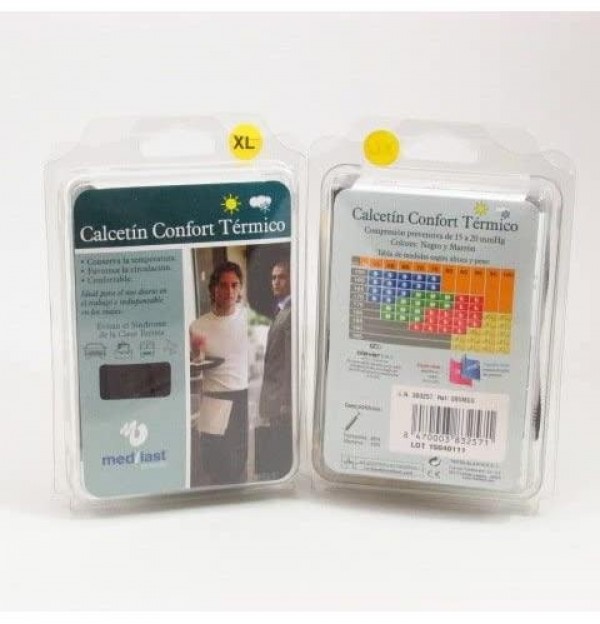 Calcetin - Medilast Confort Ref 295 (Talla Extragrande Color Marron)