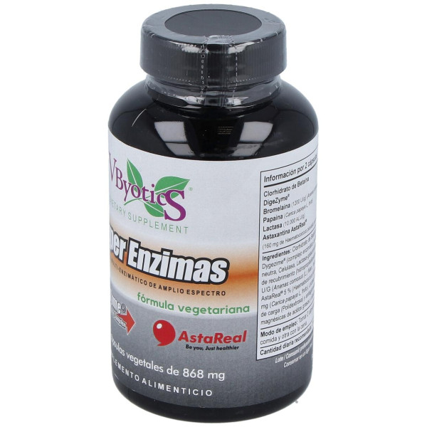 Vbyotics Super Enzimas Vegetales 868Mg 90Caps