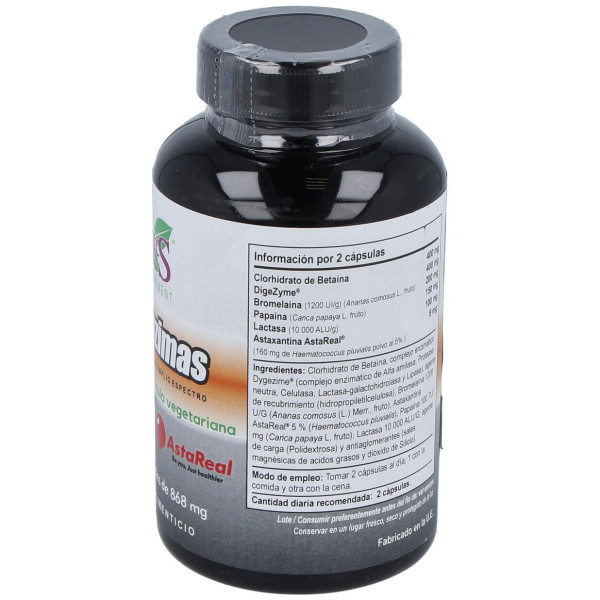 Vbyotics Super Enzimas Vegetales 868Mg 90Caps