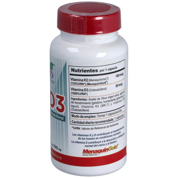 Vitamina K2+D3 100Perlas