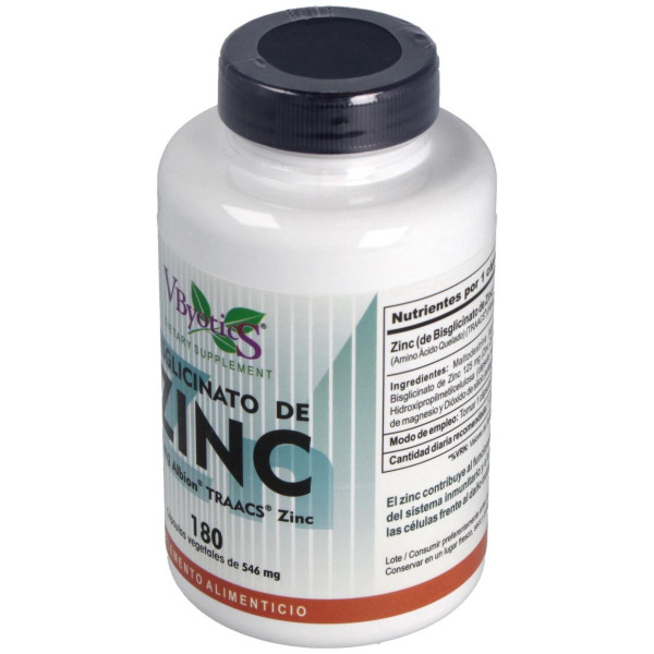 Vbyotics Bisglicinato De Zinc 25Mg 180Comp