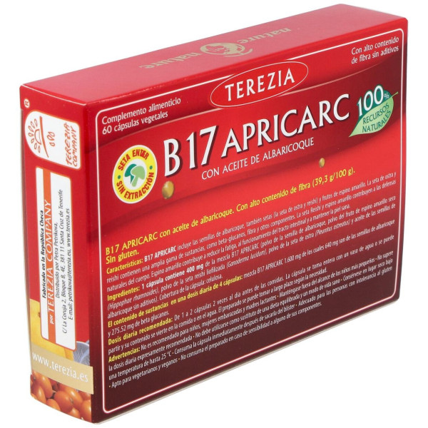 B17 Apricarc Con Ac. Semillas De Albaricoque 60Cap