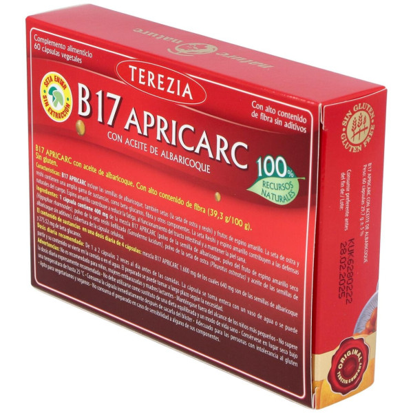 B17 Apricarc Con Ac. Semillas De Albaricoque 60Cap