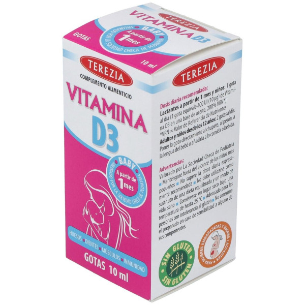 Terezia Vitamina D3 Gotas 10Ml