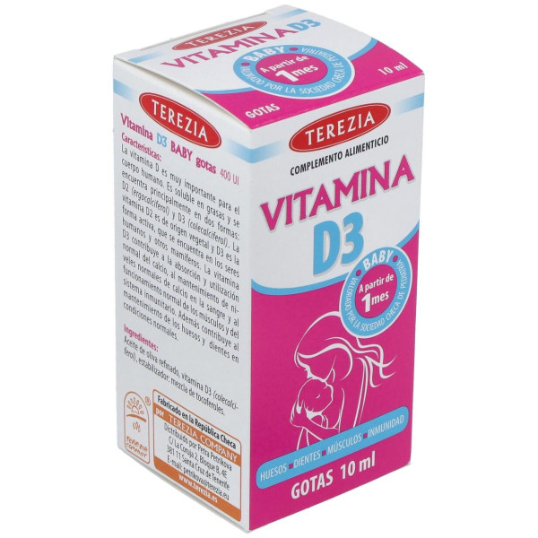 Terezia Vitamina D3 Gotas 10Ml