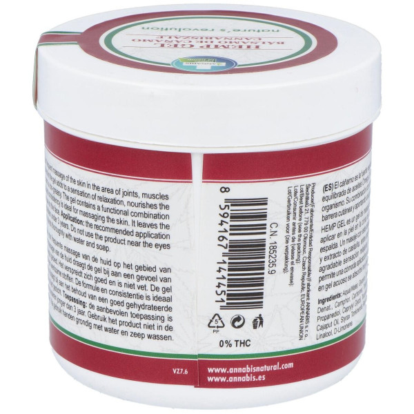Annabis Hemp Gel Bálsamo De Masaje 300Ml