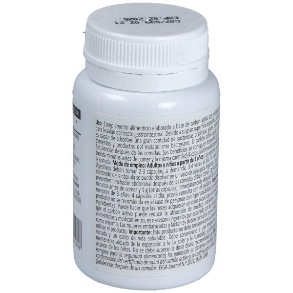 Strong Nature Activated Charcoal Suplemento De Carbón Activado En Cápsulas