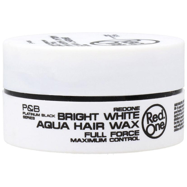 Full Force Aqua Hair Wax Máximo Control Blanco Brillante 150 Ml