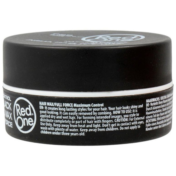 Full Force Aqua Hair Wax Gel Negro 150 Ml