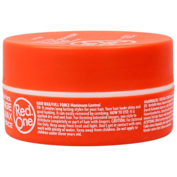 Full Force Aqua Hair Wax Gel Naranja 150 Ml