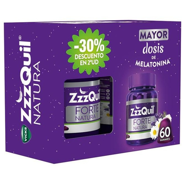 Zzzquil Forte Natura Gummies Frutos Del Bosque 2X30Uds