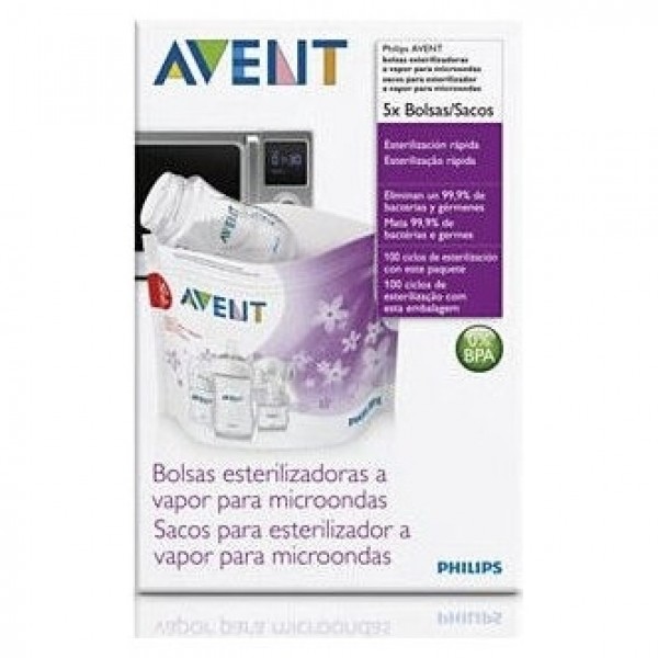 Avent Bolsa Esterilizadora Para Microondas 5Uds