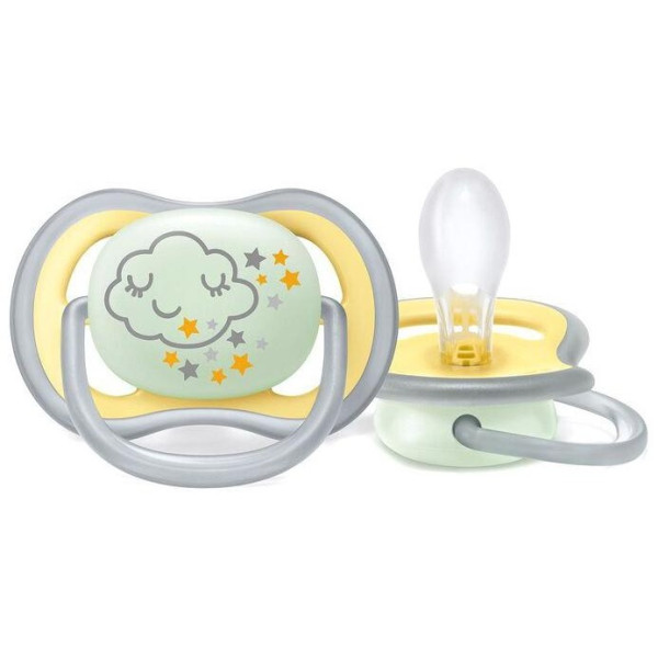 Philips Avent Chupete Nocturno +18Meses Neutro 2Uds