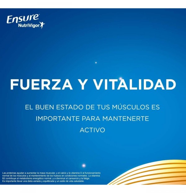 Ensure Nutrivigor, 4 Botella 220 ml, Sabor Chocolate. - Abbott
