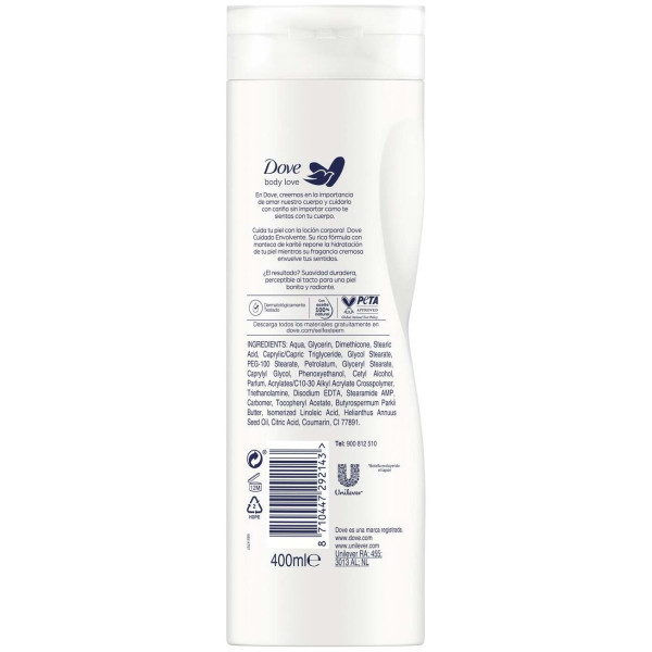 Dove Karité Y Vainilla Loción Corporal Nutritiva 400Ml