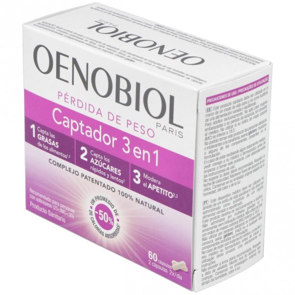Oenobiol Captador Grasas 3 En 1 60Caps