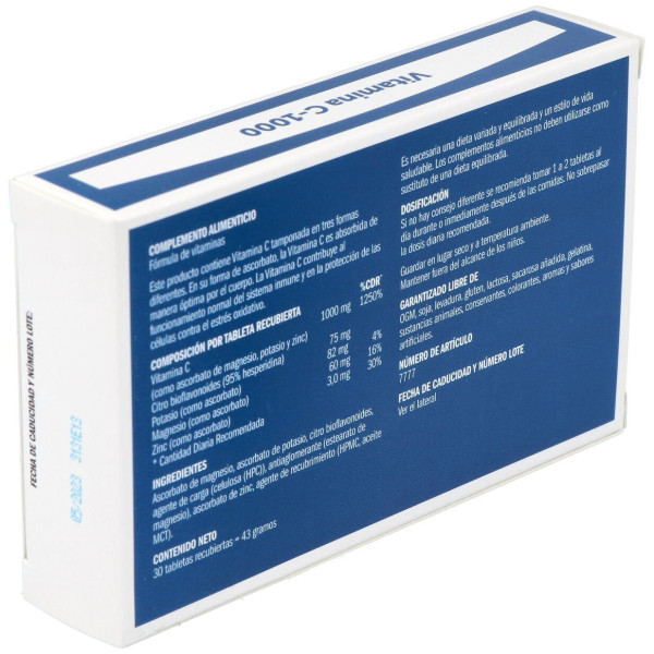 Bonusan Vitamina C-1000 Complejo De Ascorbatos 30Comp