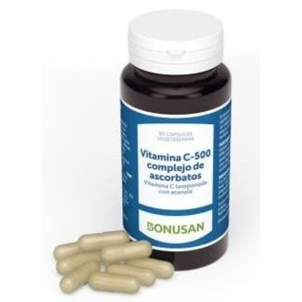 Bonusan Vitamina C 500 Complejo Ascorbatos 90Caps