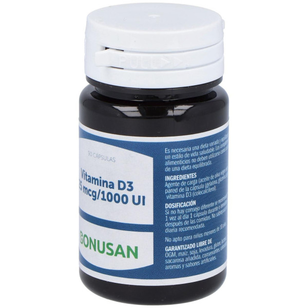 Bonusan Vitamina D3 25 Mcg/1000 U 90 Caps