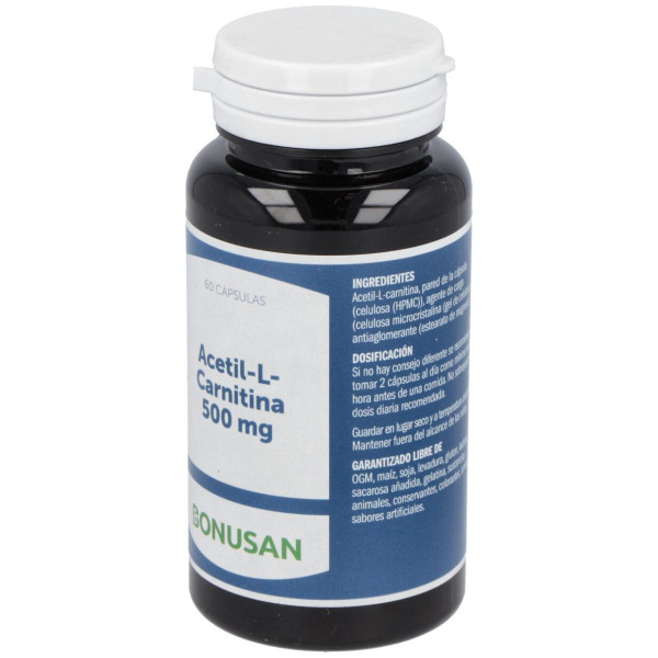 Acetyl L-Carnitina 500Mg. 60Vcap.